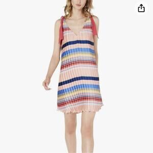 NEW with tags Anthropologie Foxiedox Luz Multicolor Bow Dress Medium, MSRP $148